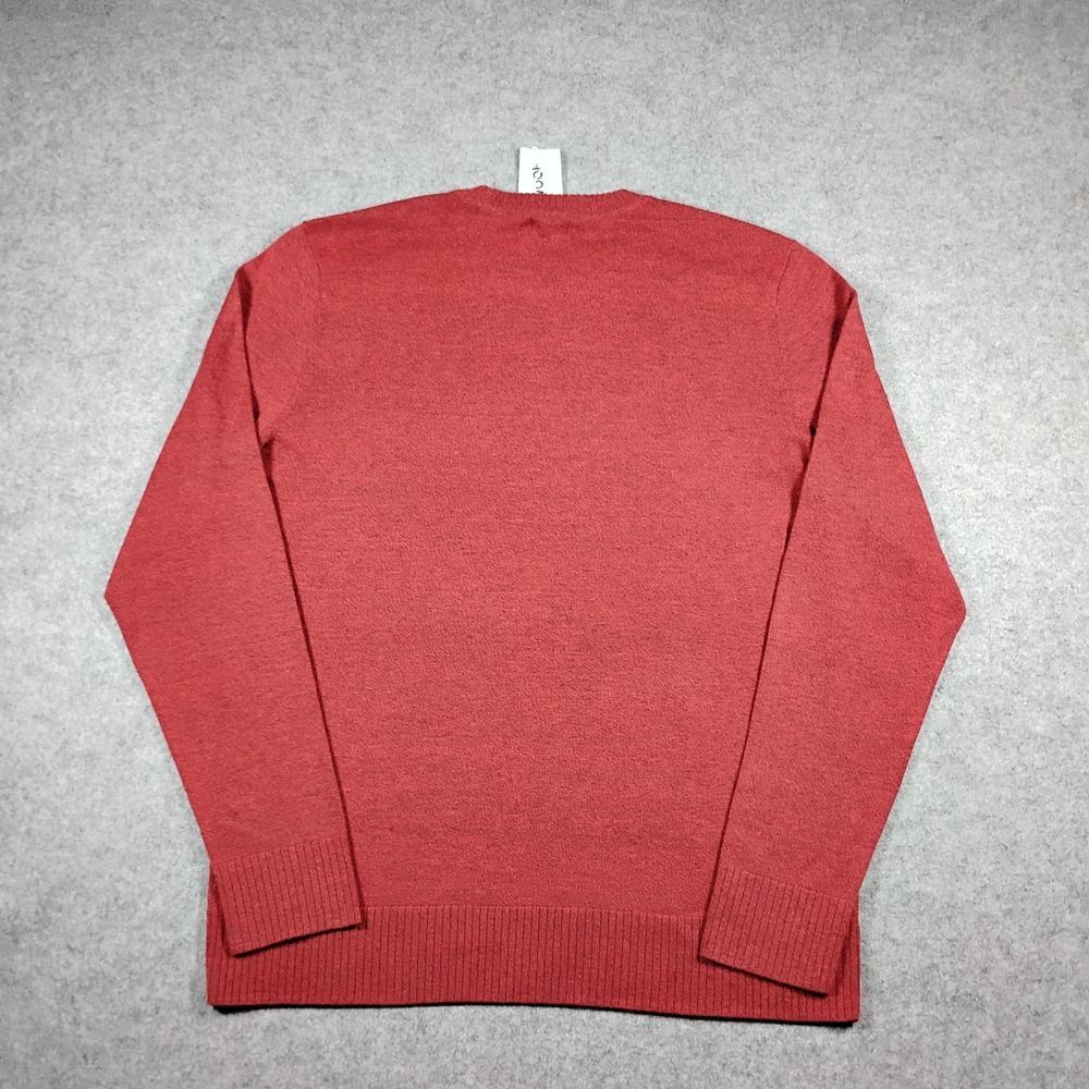 Smartwool Sparwood Crew‎ Sweater Men's M Currant Marl Red Merino Wool Blend Red - Picture 6 of 11